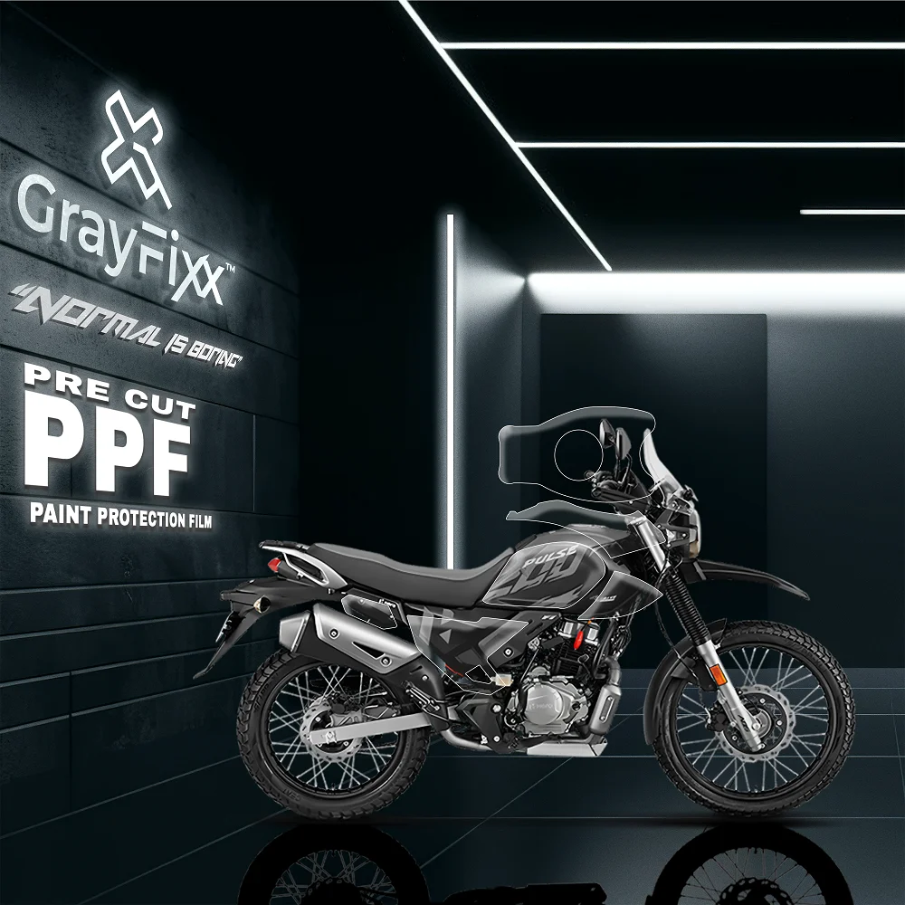Pre-Cut PPF(Paint Protection Film) Compatible with Xpulse 200 4V | TPU(Thermoplastic Polyurethane), Water Proof, 3X Layer, Scratch Resistant